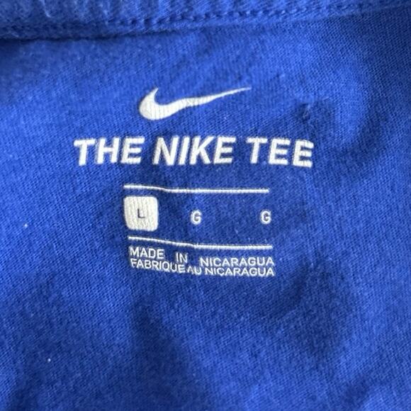 Nike Men's Blue Julius Randle New York Knicks Basketball Tee T-Shirt Top Size L - Picture 3 of 4